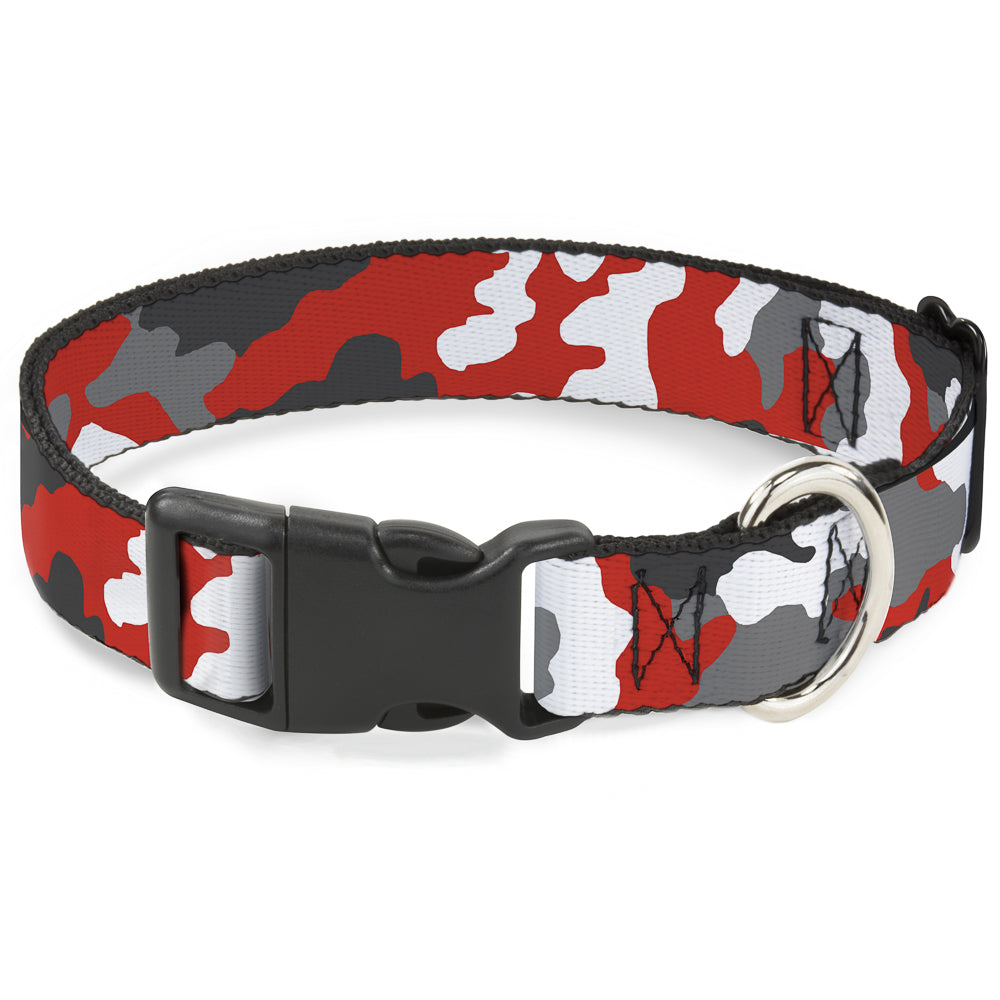 Plastic Clip Collar - Camo Orange