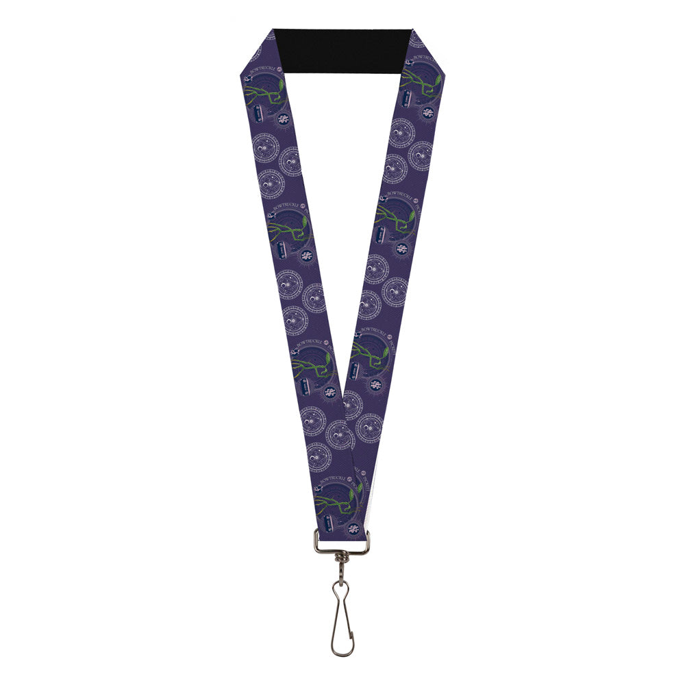 Lanyard - 1.0" - BOWTRUCKLE PICKETT Pose Icons Purples Blues White