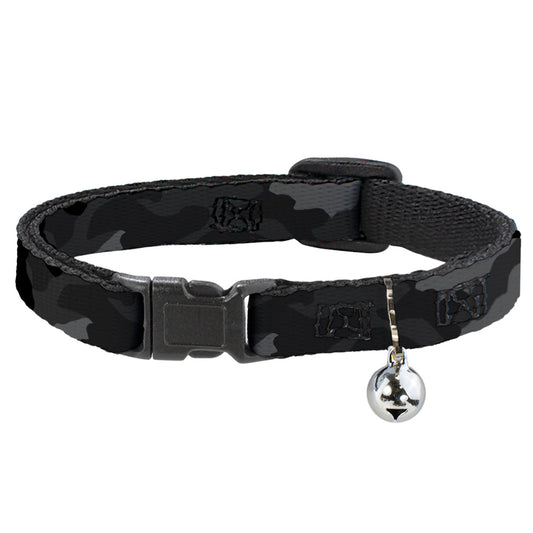 Cat Collar Breakaway - Camo Charcoal