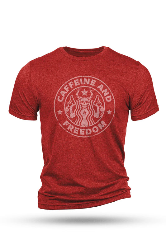 Nine Line Men’s T-Shirt - Caffeine & Freedom