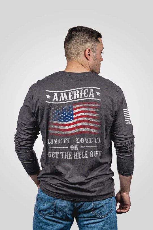 Mens Long Sleeve - Get The Hell Out