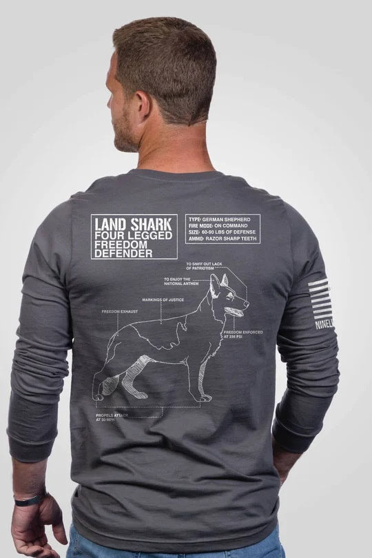 Men's Long Sleeve - Land Shark