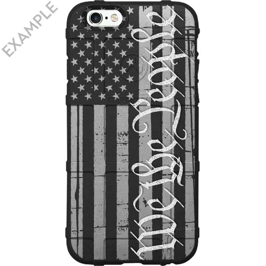 We the People Assaulting Forward Tattered Subdued Flag Phone Case