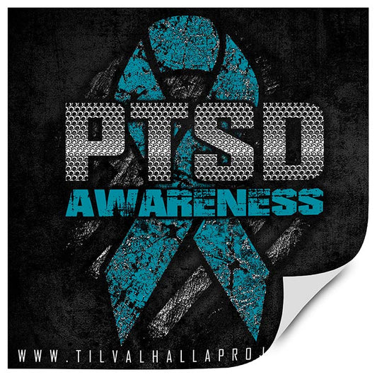 PTSD AWARENESS RIBBON - STICKER