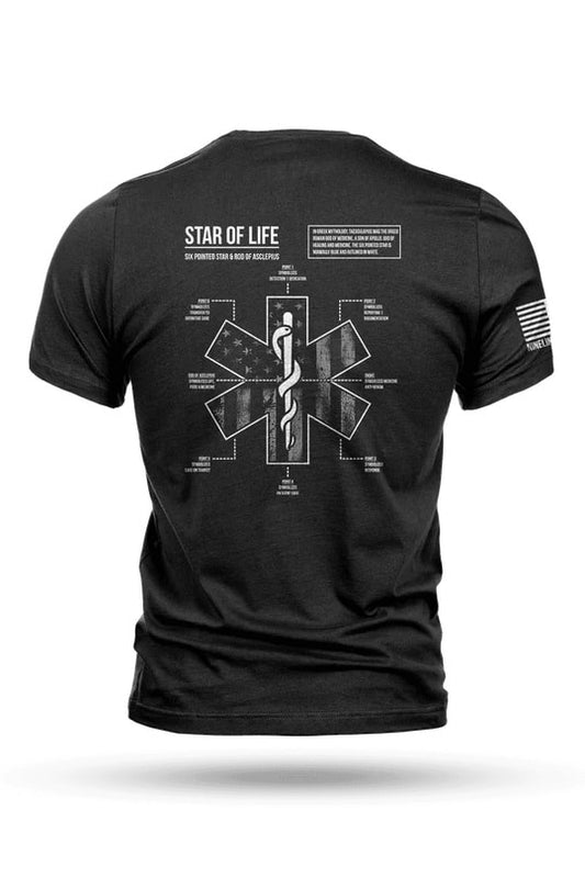 Men's T-Shirt - STAR OF LIFE SCHEMATIC - EMS WEEK 2023